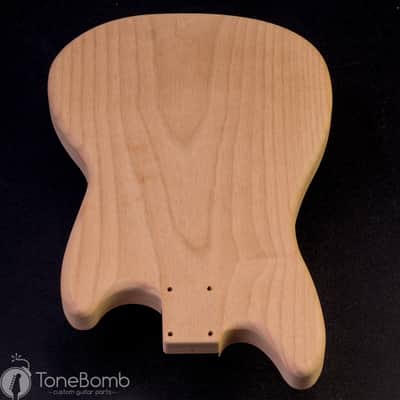 Alder Lefty Duo Sonic II / Mustang Vintage Spec 1 Piece 1205 Left Hand Unfinished Offset Guitar Body image 7