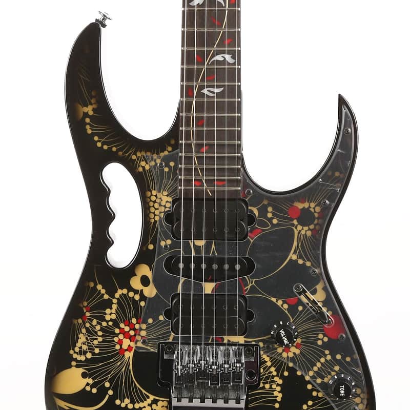 Ibanez JEM77-FP2 Steve Vai Signature Black Floral Pattern 2 image 4