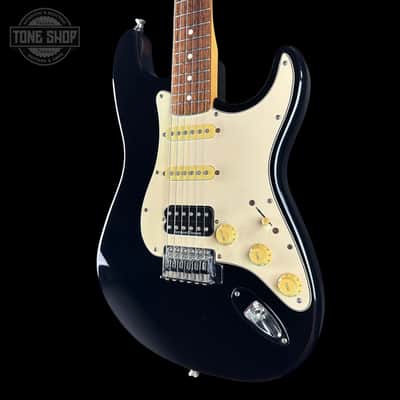 Used Squier Stratocaster HSS Black w/case TSU25011 image 2