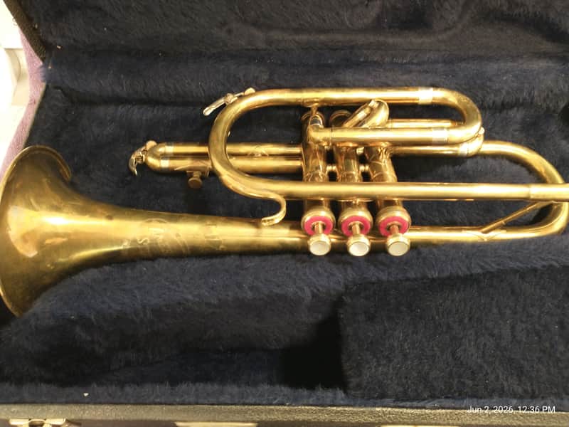 Vintage German made 'American Student' cornet image 1