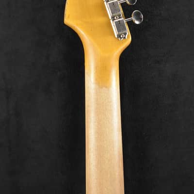 Mint Fender Custom Shop '62 Strat Relic with Closet Classic Hardware - Faded Aged Daphne Blue image 10
