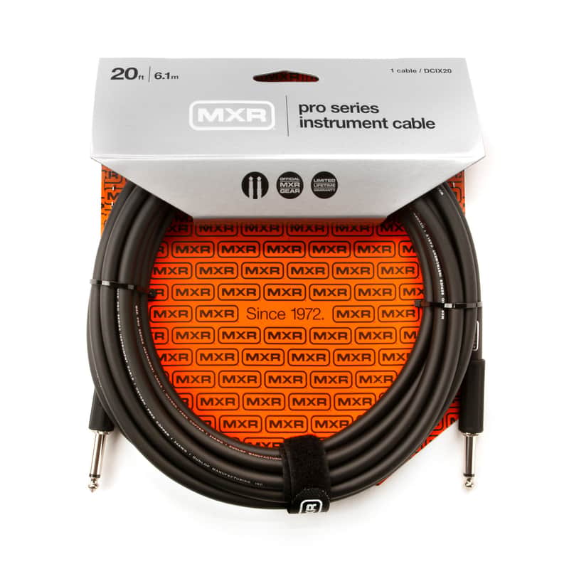 MXR DCIX20 Pro Instrument Cable 20ft Straight to Straight image 1