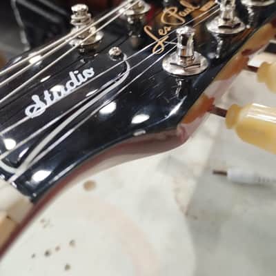 Gibson Les Paul Studio Figured 2025 - Washed Cherry Sunburst image 8