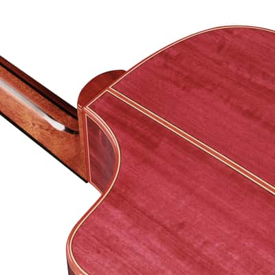 Natasha JC30 (Spruce) - Sitka Spruce and Purpleheart Acoustic Guitar 2023 - Gloss image 10
