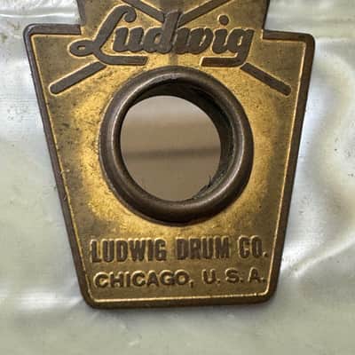 Ludwig No. 490 Pioneer 6.5x14" 6-Lug Snare Drum with Keystone Badge 1960 - 1963 - White Marine Pearl image 2