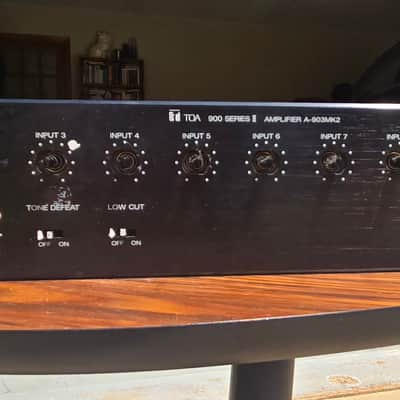 TOA 900 Series II Amplifier A-903Mk2 late-90s - Black image 2