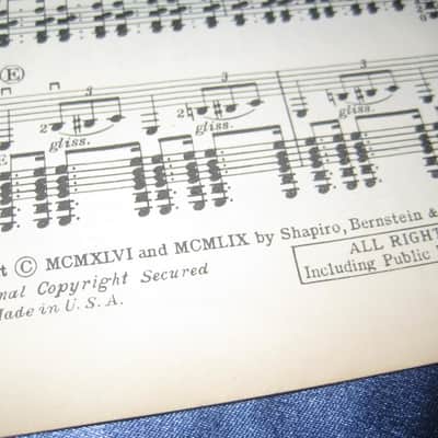 Guitar Boogie Shuffle by The Virtues Original Sheet Music from 1959 image 7