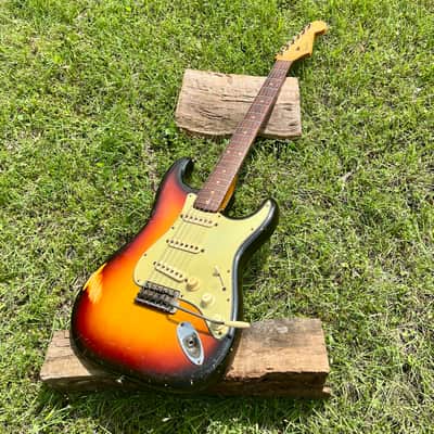 Vintage 1961 Slab Board Fender Stratocaster image 6