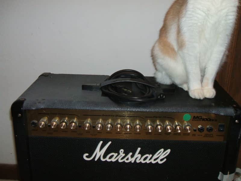 Marshall MG MG100DFX 2-Channel 100-Watt 1x12 Solid State Guitar Combo 2004 - 2008 - Black image 1