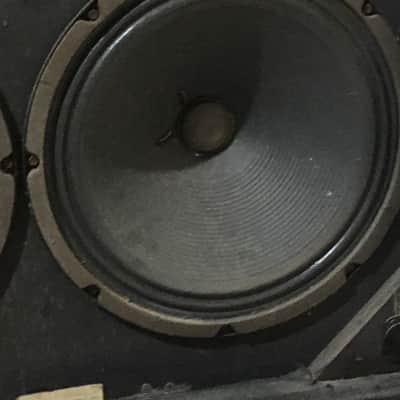 Vintage 1975 Ampeg V-4 Model SPV400 4x12 Speaker Cabinet Black Tolex Made in USA Eminence image 24