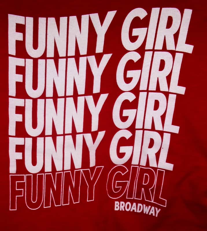 barbara streisand funny girl broadway official NEW L woman tee - pop stage 1965 overture people vocals legend the concert image 1