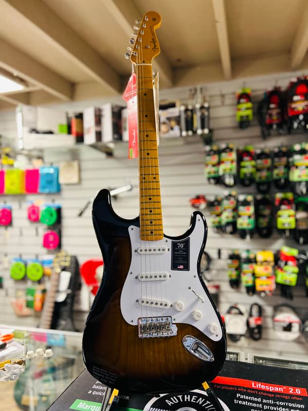 Fender 70th Anniversary American Vintage II '54 Stratocaster 2024 - Present - 2-Color Sunburst image 1