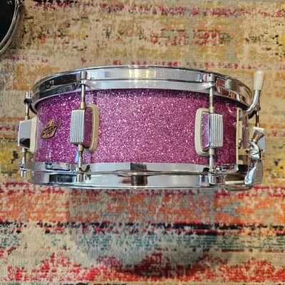 Trixon 14x5" Purple Sparkle Snare Drum 1960s image 3