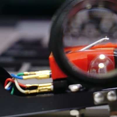Audio Technica AT100E Cartridge & Denon Headshell For Turntable Tonearm image 7