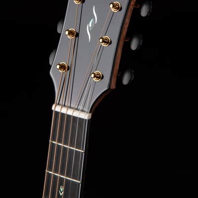 Cort GOLDEDGENAT Gold Series Venetian Cutaway Auditorium Body 6-String Acoustic-Electric Guitar w/Hard Case image 3