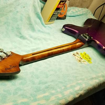 Fender Jazzmaster, Custom Plum Metal Flake + Hand Wound Pickups image 12