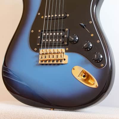 Used Yamaha ST535RX 80s MIJ Strat HSS Blueburst image 11