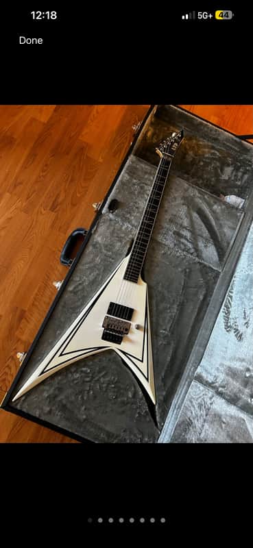 ESP LTD Alexi-600 Scythe Alexi Laiho Signature 2009 - 2018 - White image 1