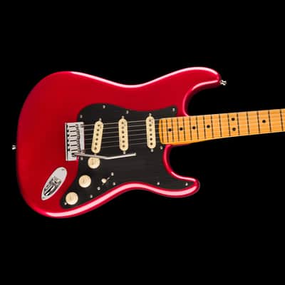 Fender American Ultra II Stratocaster Sinister Red with Case image 4