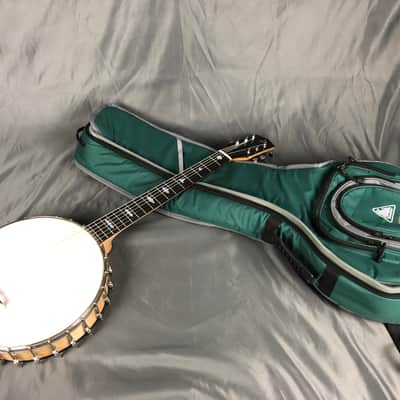 Dawson 6 String Banjitar Ganjo 12” Custom Handmade Banjo imagen 17
