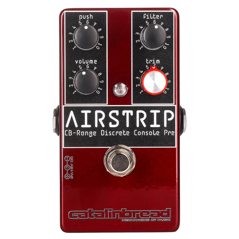 New Catalinbread Airstrip CB-Range Discrete Console Preamp Guitar Pedal Red image 1