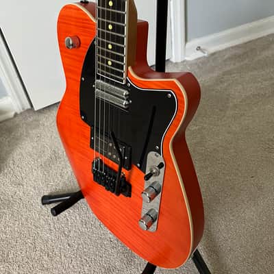 Reverend Reeves Gabrels Signature with Ebony Fretboard 2021 - Present - Satin Orange Flame Maple image 3