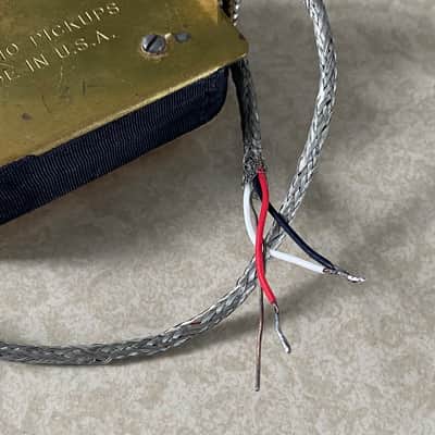 Early 1970s DiMarzio Dual Sound 4 Wire Humbucker Pickup 13K Super Distortion image 5