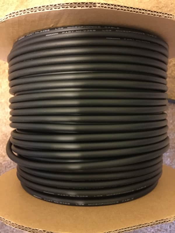 Mogami W3368 Instrument Cable 3368 Black - Sold in 10 Foot Length image 1