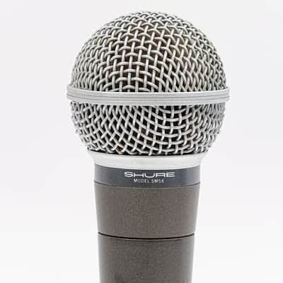 1970s Shure SM58 Vintage USA Dynamic Vocal Microphone w/ Original Bag image 4