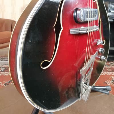 MUSIMA 1655 В Vintage Elecric GUITAR RARE USSR Hollow Semi body image 6
