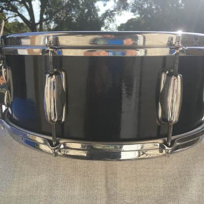 Slingerland 50s Radio King 5.5”x14” Rare Solid Blue Duco Lacquer Snare image 10