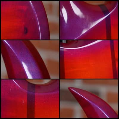 B.C.Rich Mockingbird Custom Tremolo Ultraviolet Sunburst 1985 w/Hardshell Case image 18