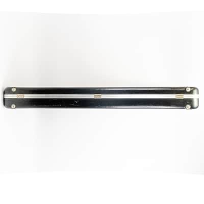 Fender USA Strat / Tele Hard Case – Black Exterior, Black Fur Interior, Vintage image 2