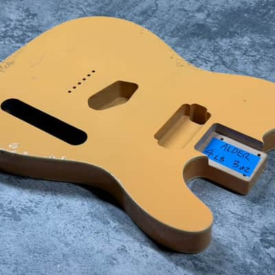 Real Life Relics 60’s Style Tele® Telecaster® Body HS Double Bound Humbucker/Single Aged Butterscotch Blonde image 2