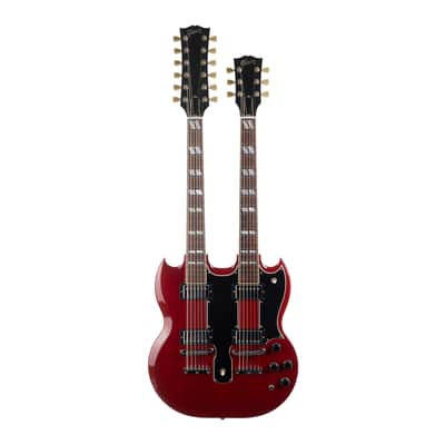 Used Gibson Custon EDS-1275 Double Neck Heritage Cherry 2007 image 4