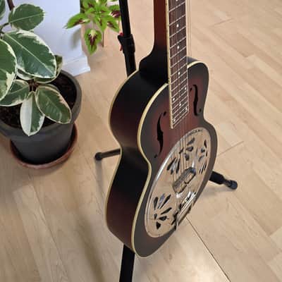 Dave Mustaine's Megadeth Album Recorded Gretsch G9230 Dobro Resonator Guitar in Custom Dean USA Professional Case - Artist owned by DAVE MUSTAINE signed COA image 5