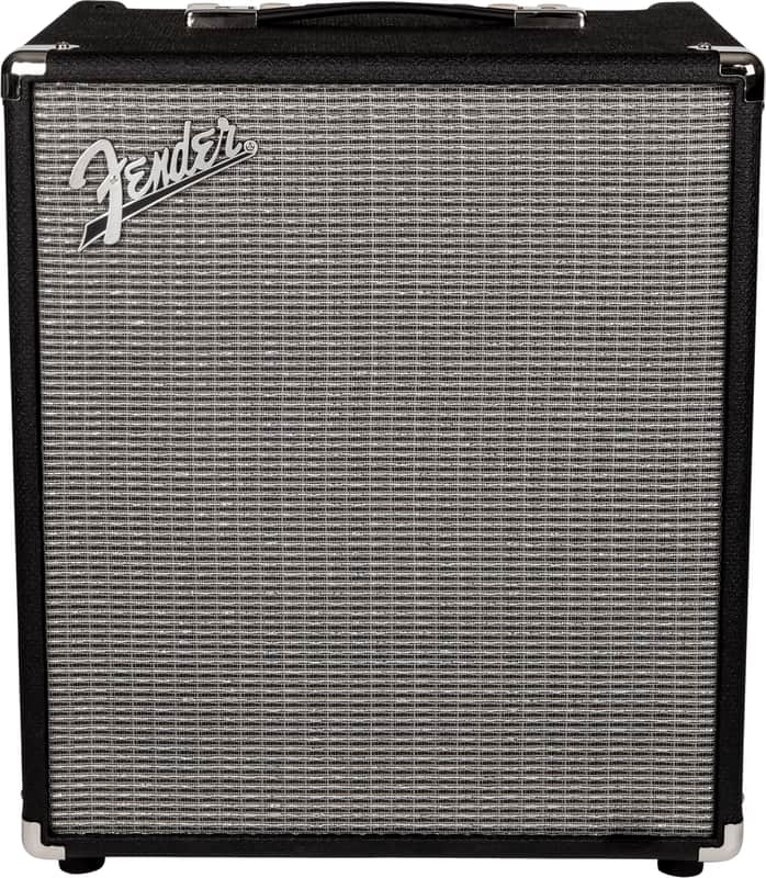 Fender Rumble 100 V3 Bass Amp Combo, Black/Silver image 1