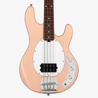Sterling by Music Man Stingray Ray4 Bass Guitar - Pueblo Pink image 1