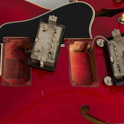 Gibson ES-335TDC Semi-Hollow Body Electric Guitar (1964), ser. #70716, original black hard shell case. image 12