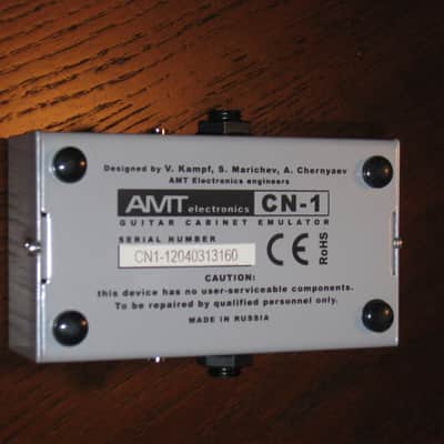 AMT CN-1 Chameleon Cab Simulator silver with box, aux in, phones out, cool! image 6