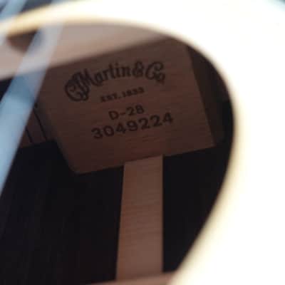 Martin D-28 Standard Series Acoustic Guitar W/Case - Natural W/Aging Toner image 10