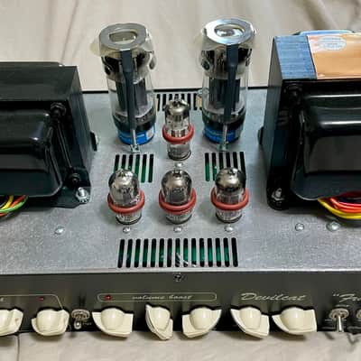 Devilcat Francine 30 Watt Class A Guitar Amp Head USA 2017 Black Crinkle Bullet Finish image 16