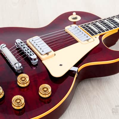 2000 Gibson Les Paul Deluxe 30th Anniversary Limited Edition Figured Top Wine Red w/ Case image 6