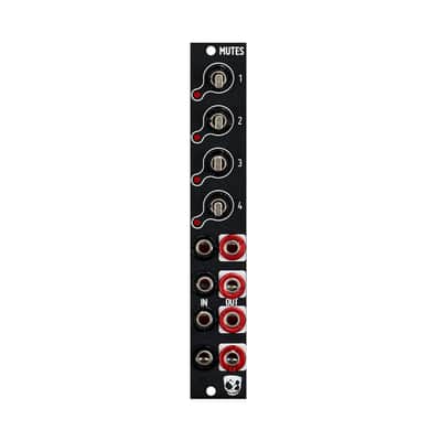 DivKid/Befaco Mutes mk2 3U with Alternate 1U Panel image 1