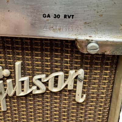 Gibson GA-30RVT Invader 25-Watt 12"/10" Guitar Combo Ca. 1963 image 8