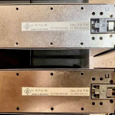 NEUMANN V476B PAIR (Consecutive Serial Numbers)- Black image 2
