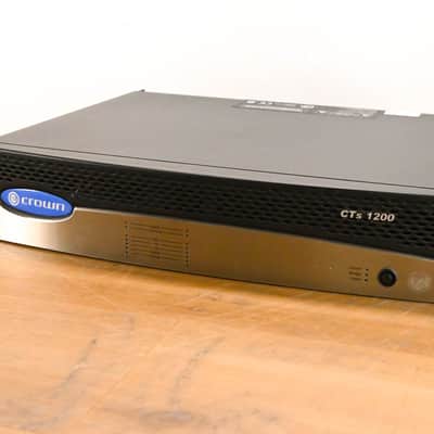 Crown CTs 1200 Two-Channel 600W Power Amplifier CG01Y1N image 1
