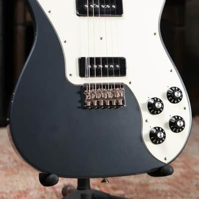 Fender Limited Edition Chris Shiflett Cleaver Telecaster Deluxe - Charcoal Frost Metallic with Hardshell Case - Floor Demo image 3