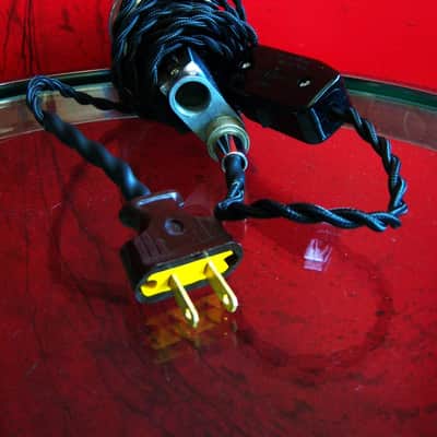 Vintage 1950's Electro-Voice 950 Cardax Crystal Microphone w cable mod LED light lamp # 1 image 9