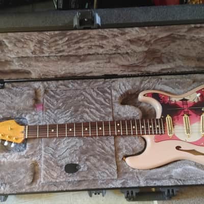 2024 FENDER AMERICAN PRO II THINLINE - SHELL PINK - MODS+CASE+ ALL OG PARTS image 9